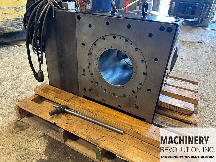 Used 2015 HAAS HRT-450 4th Axis Rotary Table with 19" Bison 4-Jaw Chuck