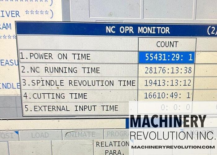 Used 2011 OKUMA MB 5000 H CNC Horizontal Machining Center with 15,000RPM / CAT-40 / Dual Pallets / TSC / WIPS