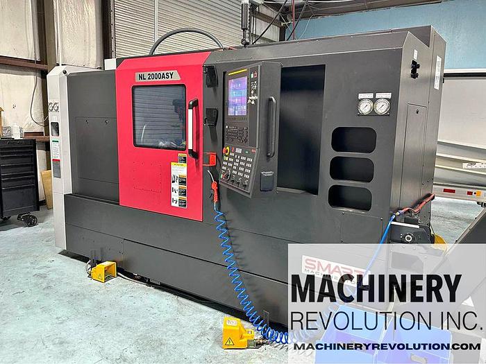 Used 2022 Smart NL 2000 ASY CNC Lathe LiveTooling / SubSpindle / Automatic Tool Presetter ***Like New***