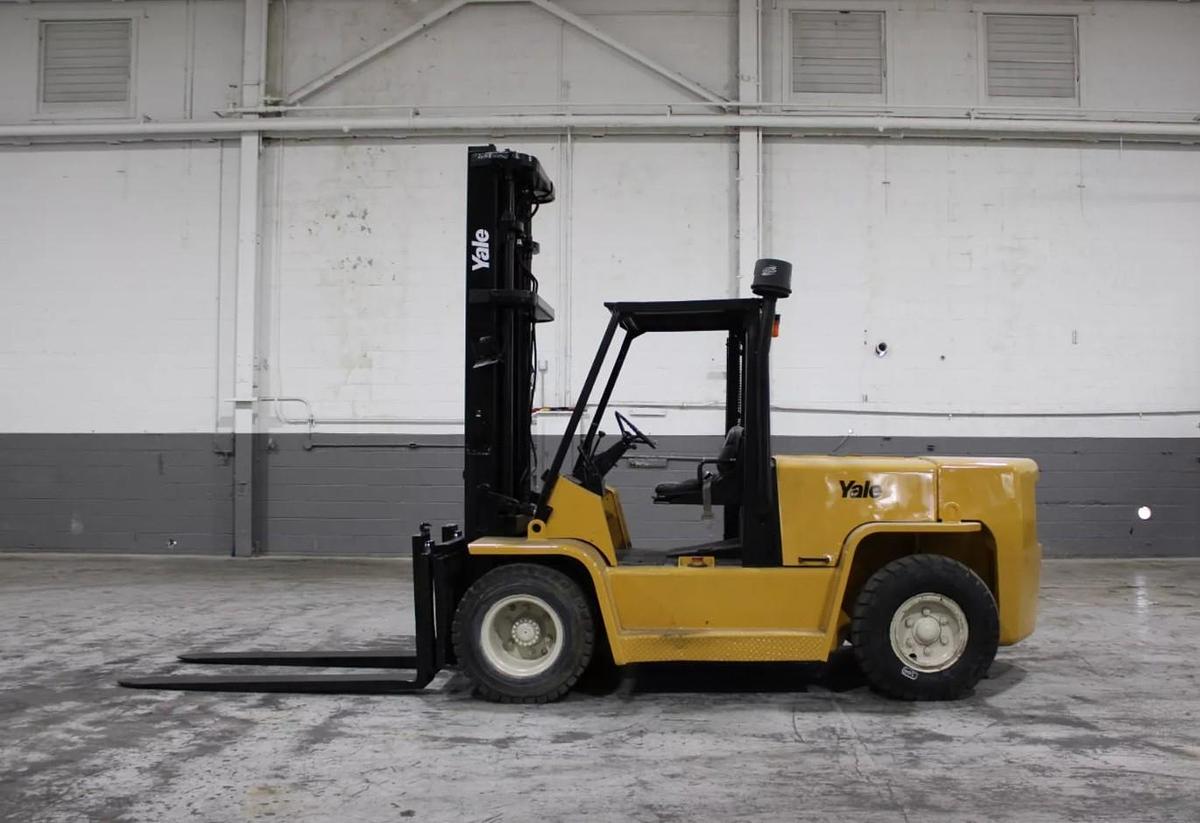 Used 2007 YALE GDP155 15,500 LB Forklift Diesel with only 4,520 Hours