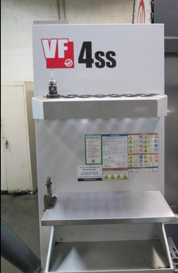 Used 2011 HAAS VF-4SS 4-Axis 12,000 RPM CNC Vertical Machining Center WIPS / High Speed Machining / 40+1 ATC
