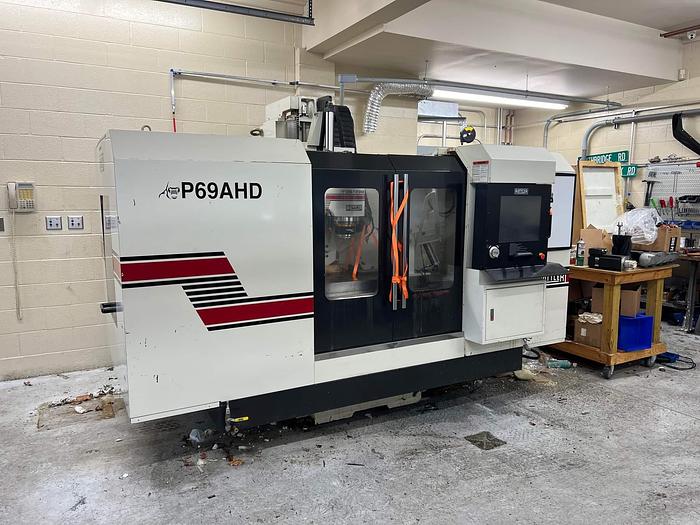 Used 2016 ROTTLER P69AHD 5-AXIS CNC CYLINDER HEAD PORTING MACHINE VERTICAL MACHINING CENTER