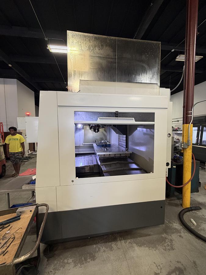 Used 2020 HAAS VF-6 Cat-50 4-Axis CNC Vertical Machining Center ***Only 2,327 Cutting Hours***