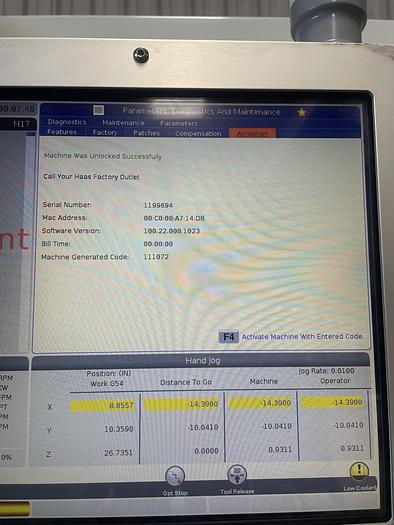 Used 2023 HAAS VM-6 5-Axis with 8" Extended Z-Axis 15,000 RPM CNC Vertical Machining Center Low Hours Like Brand New
