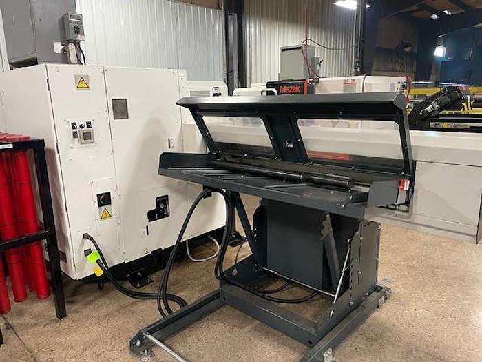 Used 2023 MAZAK QT-EZ 12MSY CNC Lathe With Live Tooling Y-Axis Sub Spindle & LNS Bar Feeder