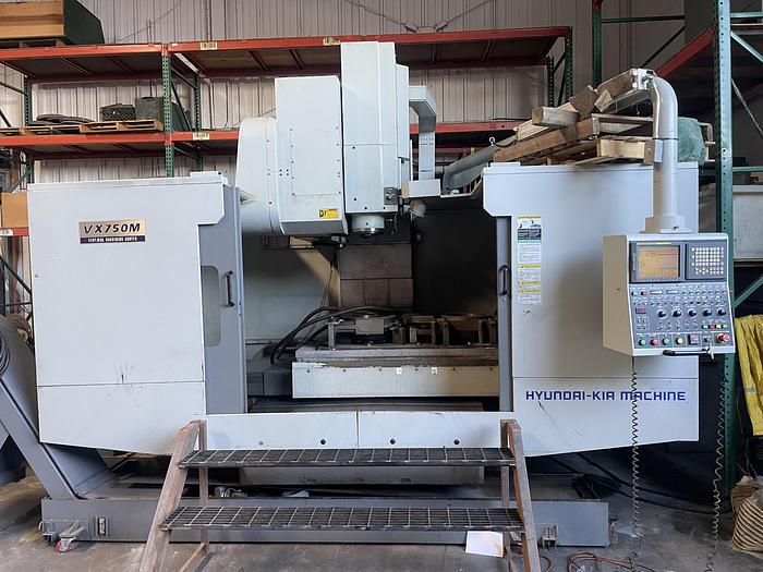 Used 2008 Hyundai-Kia VX750M Cat-50 CNC Vertical Machining Center