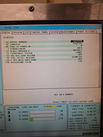 Used 2010 HAAS Mini Mill CNC Vertical Machining Center