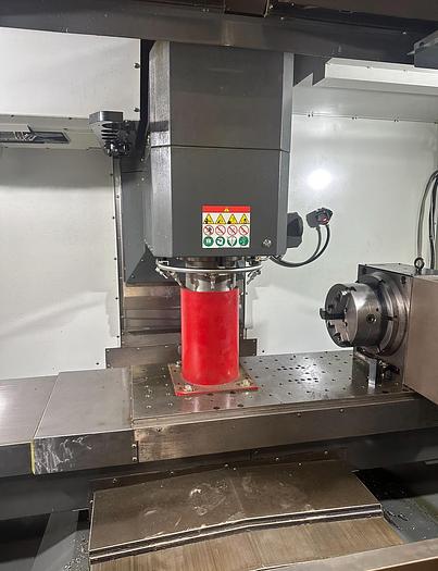 Used 2019 HAAS VF-3YT/50 4-Axis CNC Vertical Machining Center with TSC / PCOOL / WIPS