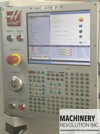 Used 2019 HAAS HAAS ST-20 CNC Lathe Turning Center with Through Spindle Coolant / Tailstock / ToolPresetter / PartsCatcher