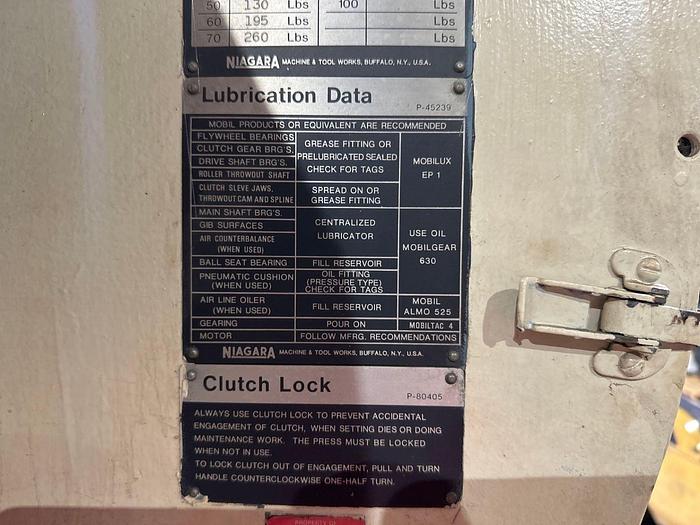 Used NIAGRA 22 Ton A-22 OBI Press