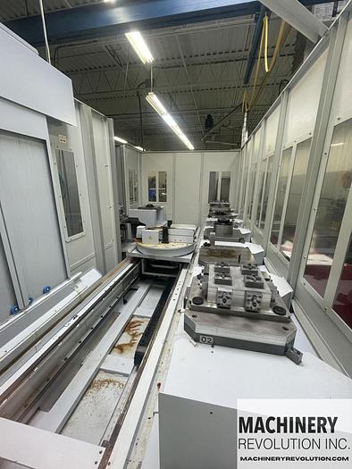 Used 2012 Mori Seiki NMV 5000 DCG 5-Axis CNC Vertical Machining Center with 8 Pallet Pool / C-Axis Turning / 181 Tools / TSC