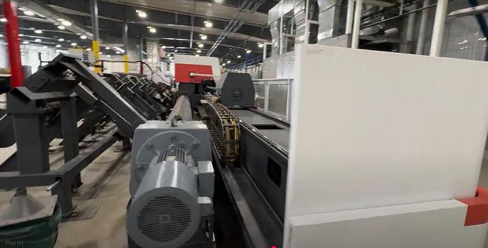 Used 2017 FARLEY HG TECH 2kW LT6515 FIBER TUBE LASER
