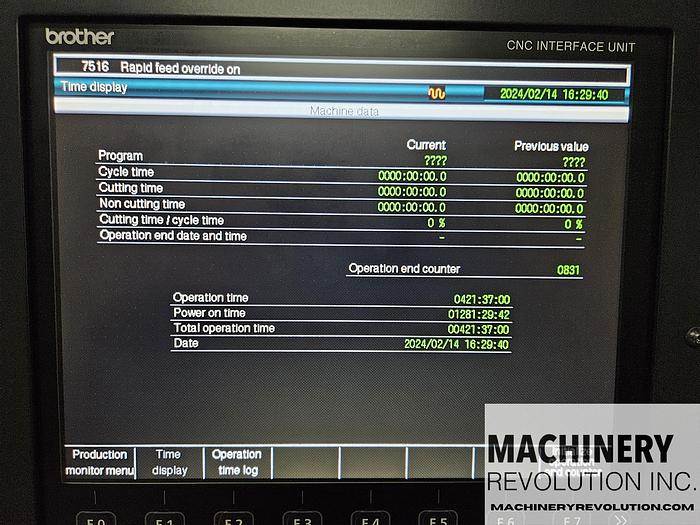 Used 2018 Brother Speedio S 700 X1 16,000RPM Vertical Machining Center with 4th-Axis Rotary ***420 Hours***