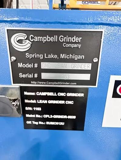 Used 2009 Campbell CPL2 Multi Axis CNC Lean Grinder