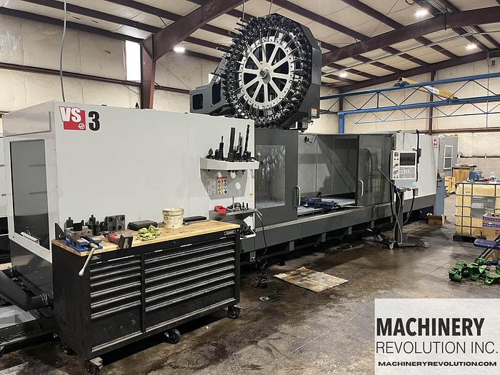 Used 2022 HAAS VS-3 Cat-50 4-Axis CNC Vertical Machining Center ***Low Hours***