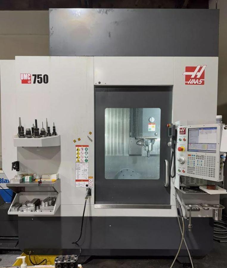 Used 2023 HAAS UMC-750 5-Axis 15,000 rpm CNC Vertical Machining Center ***Low Hours ***
