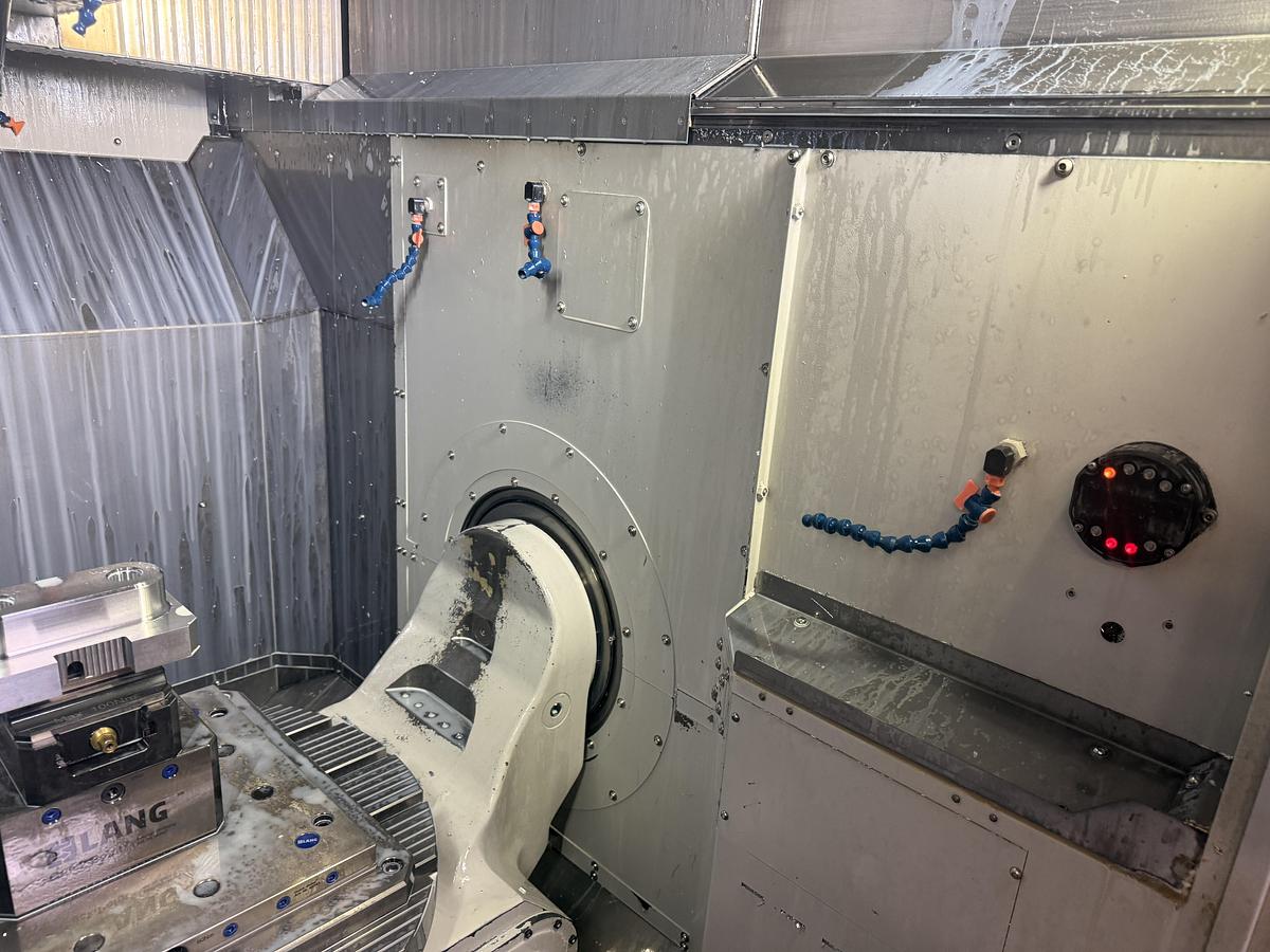 Used 2021 DOOSAN DVF 6500 5-Axis CNC Vertical Machining Center Only 1,446 Run Time Hours
