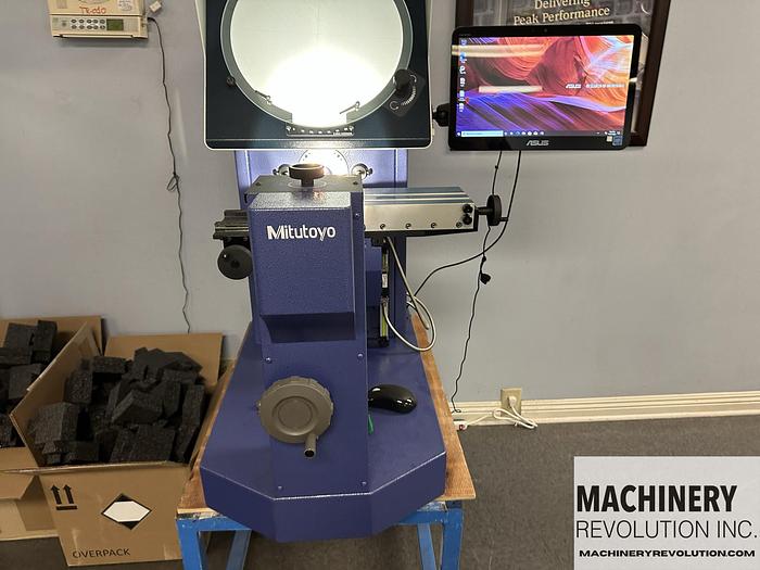 Used 2022 Mitutoyo PH-A14 Optical Comparator with Digital Control