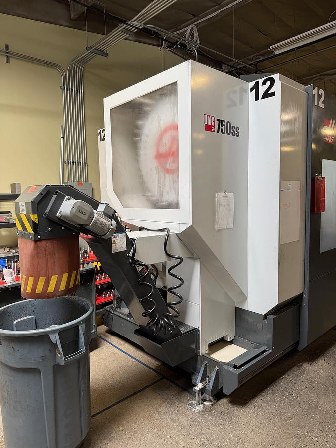 Used 2015 HAAS UMC-750SS 5-Axis CNC Vertical Machining Center 15,000RPM HSM