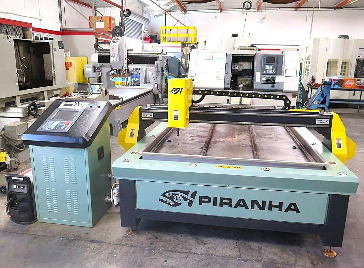 Used 2016 PIRANHA MegaFab C510 Hypertherm Powermax 105 5' x 10' CNC Plama Cutting System