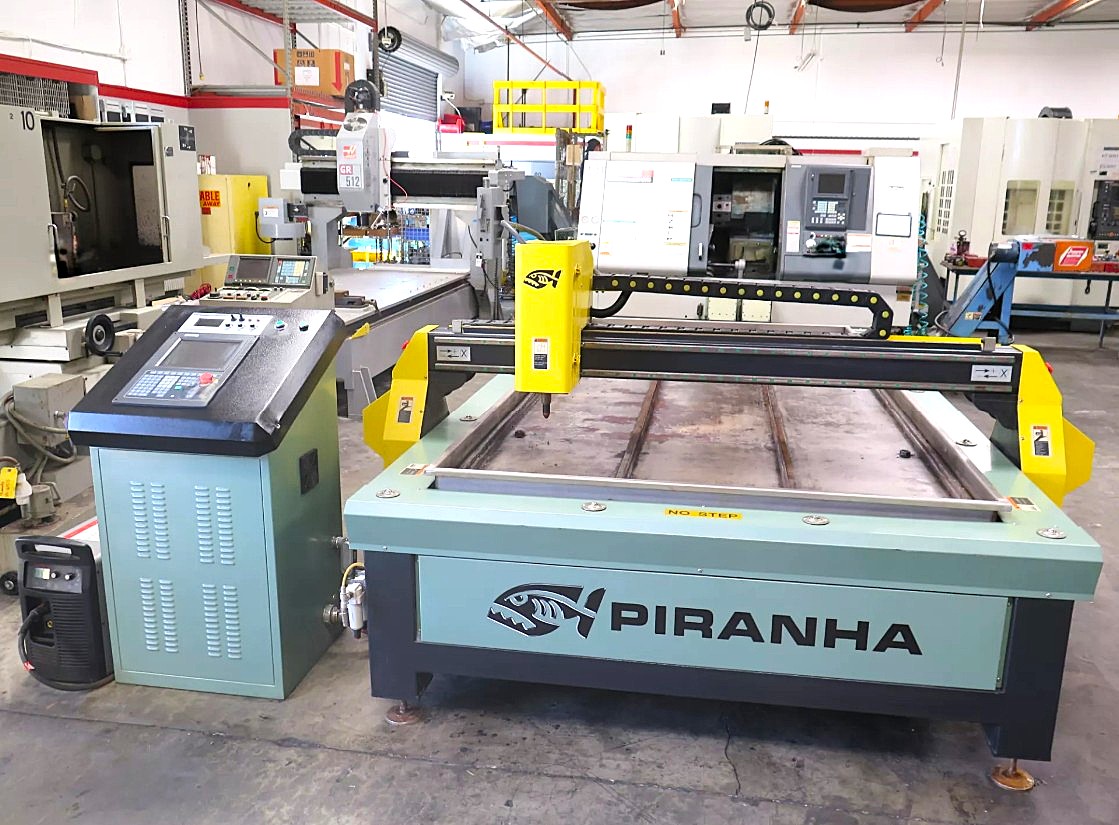 Used 2016 PIRANHA MegaFab C510 Hypertherm Powermax 105 5' x 10' CNC Plama Cutting System