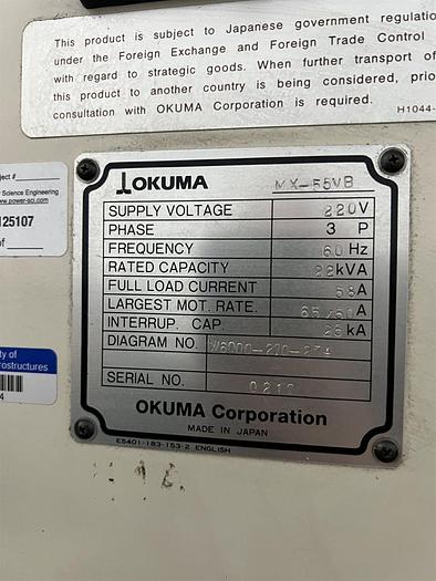 Used OKUMA