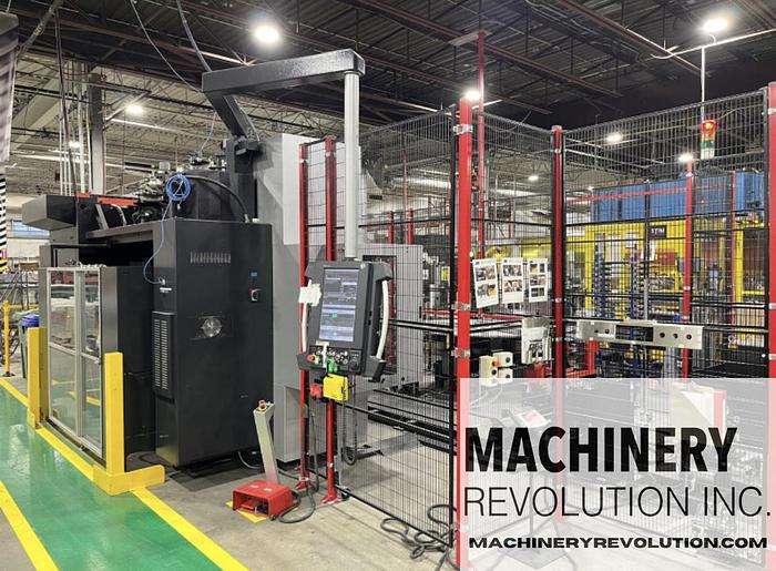 Used 2017 Amada HG 100 Press Brake 3ARS Automatic Bending System with HG Robot 20