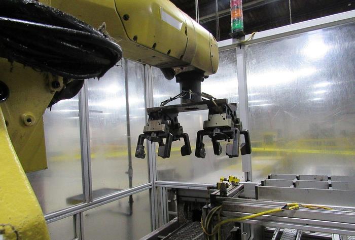 Used 2015 FANUC M20ia Robot with Schunk Grippers and R30ib Control