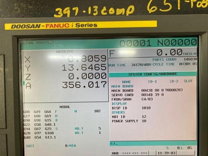Used 2012 DOOSAN DOOSAN DNM 400 4-AXIS CNC VERTICAL MACHINING CENTER
