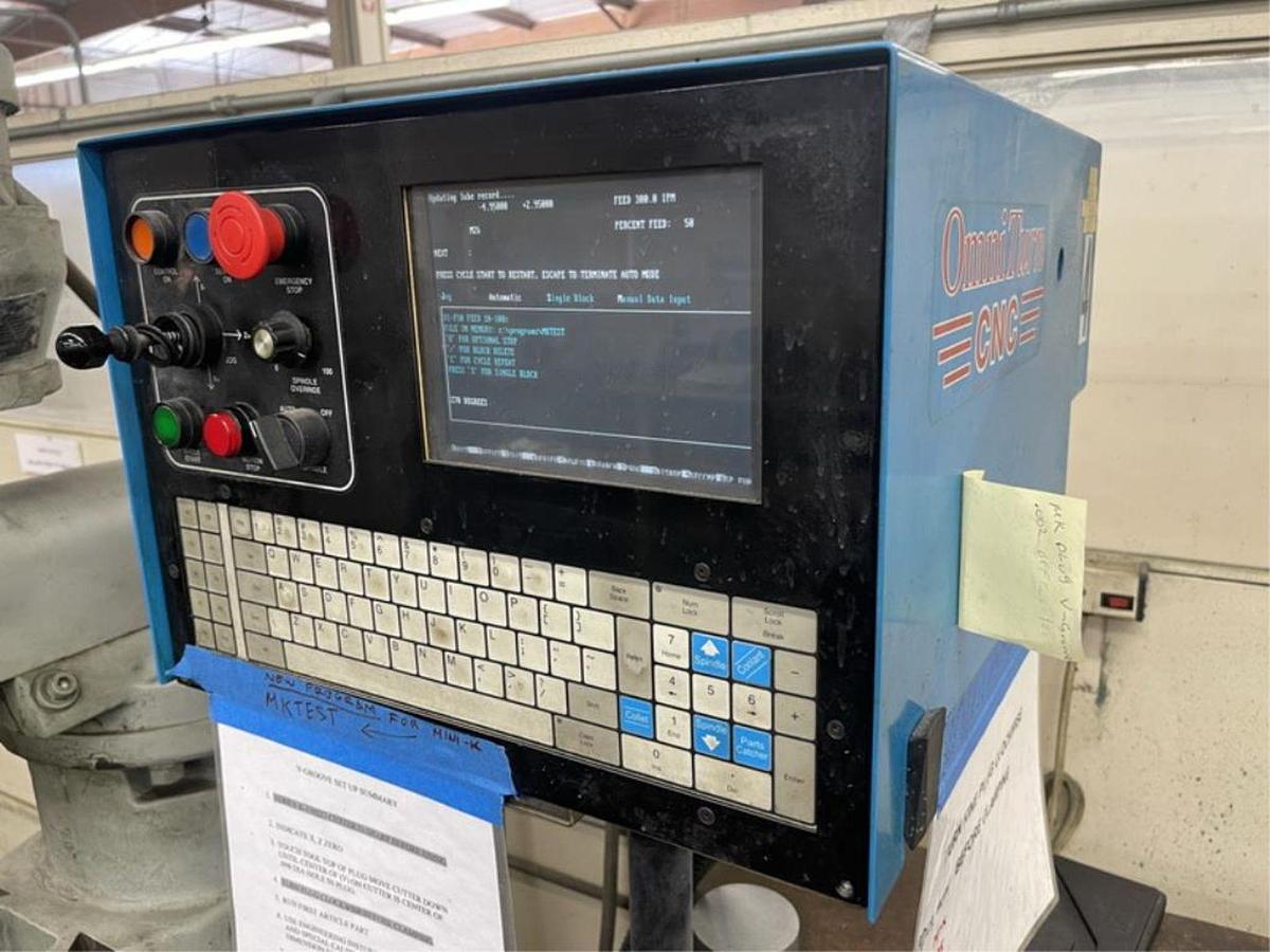 Used Millrite MV1 Knee Mill with Hydraulic Clamping & DRO