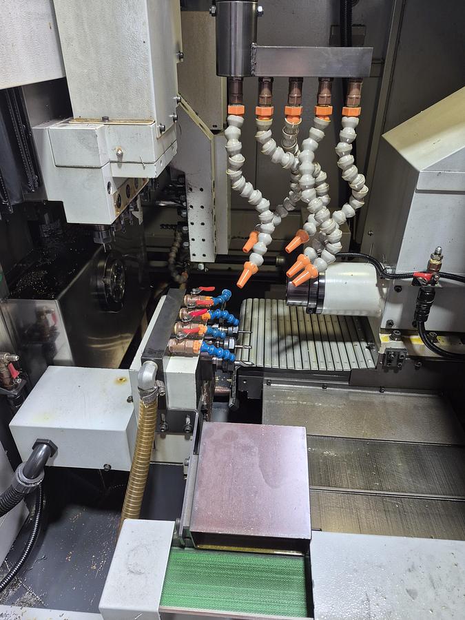 Used 2014 Ganesh CYCLONE 32 CS 7-Axis Swiss Turning Center with Edge Patriot Bar Feeder