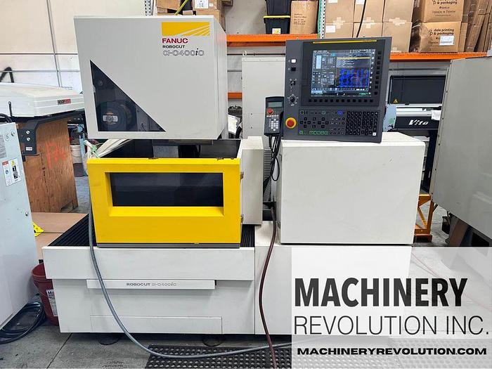 Used 2021 FANUC Robocut Alpha C 400 IC CNC Wire EDM 5-Axis