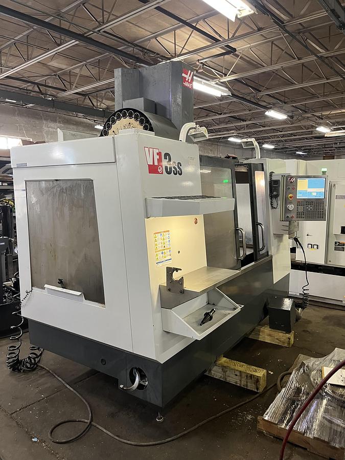 Used 2012 HAAS VF-3SS 4-Axis with HRT-210 CNC Vertical Machining Center