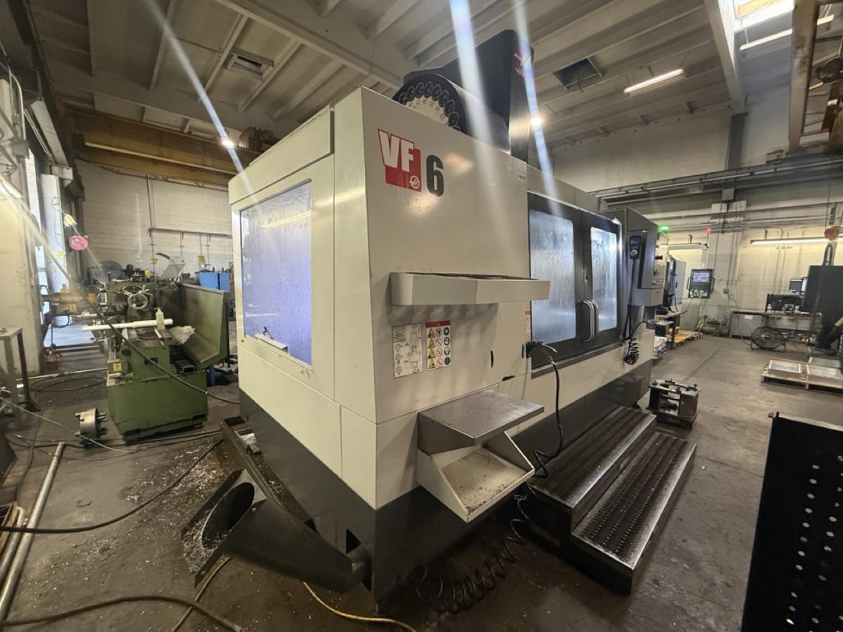 Used 2019 HAAS VF-6 Cat-50 4-Axis CNC Vertical Machining Center