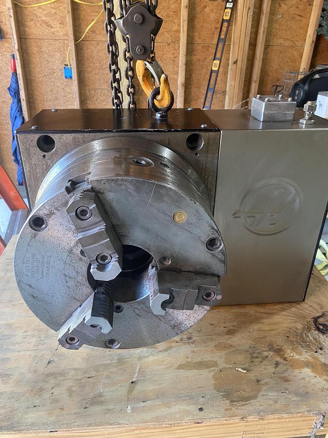 Used HAAS HRT-310 4th Axis Rotary Table with 3-Jaw Chuck