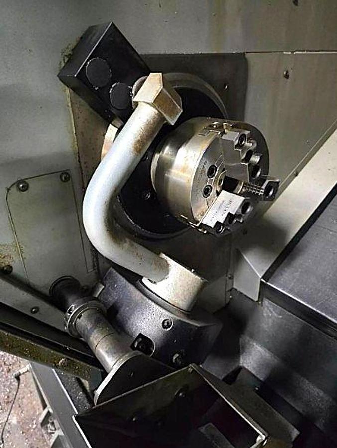 Used 2015 HAAS ST-10 CNC Lathe with 6,000 rpm Live Tooling Tool Pre-Setter