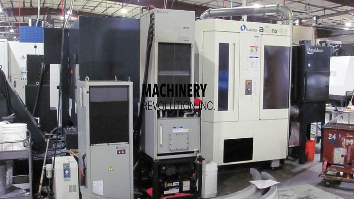 Used 2016 Makino A61NX-5E 5-Axis 400MM Horizontal Machining Center with Pallet Changer