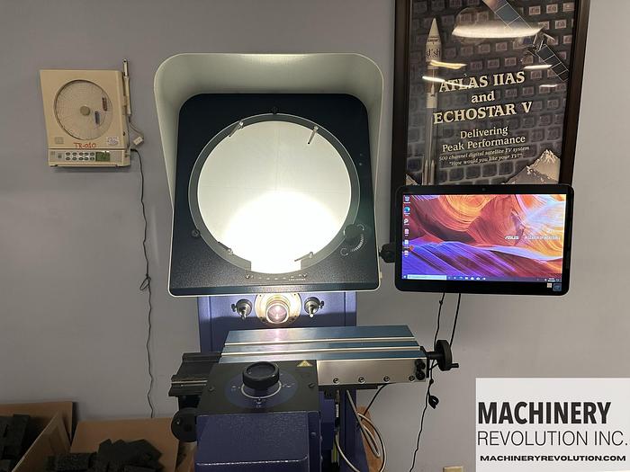 Used 2022 Mitutoyo PH-A14 Optical Comparator with Digital Control