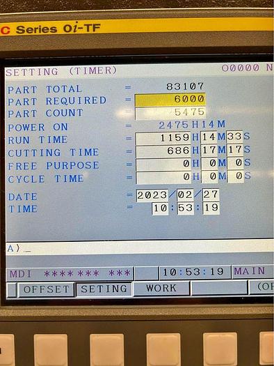 Used 2019 Tsugami B0205-III Swiss Machine with Bar Feeder ***Low Hours***