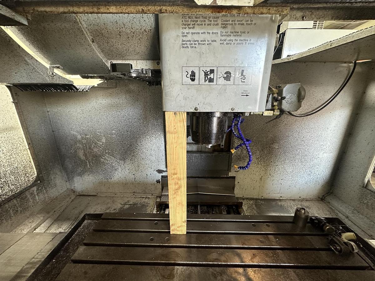 Used 2007 HAAS VF-3YT/50 4-Axis CNC Vertical Machining Center TSC / PCOOL / WIPS