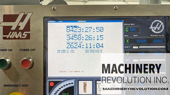 Used 2008 HAAS VF-3D 5-Axis CNC Vertical Machining Center 1,000PSI TSC / 40+1 ATC / WIPS