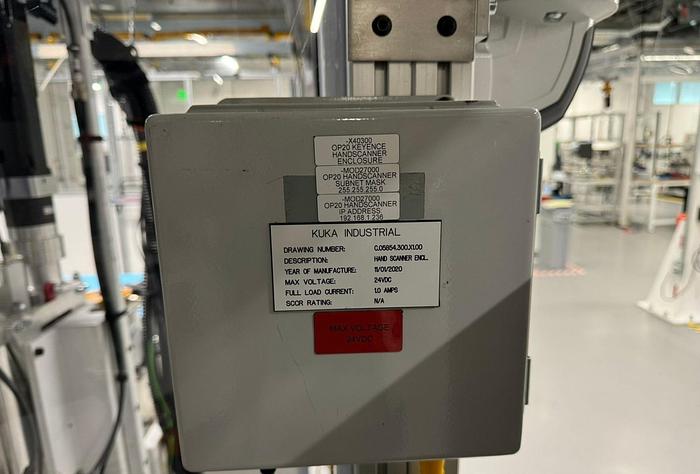 Used 2020 KUKA Robotic Adhesive Work Cell KR60-3 6-Axis Robot