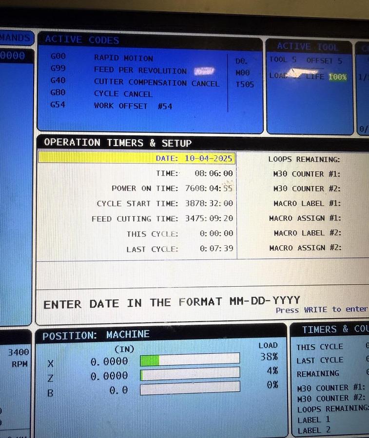 Used 2013 HAAS VF-2 4-Axis CNC Vertical Machining Center