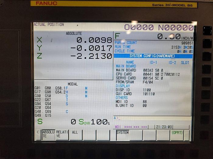 Used 2017 FANUC Robodrill Alpha D14MiB5-ECO Vertical Machining Center
