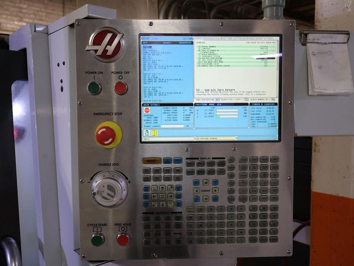 Used 2014 HAAS VF-2 CNC Vertical Machining Center ***Only 778 Feed Cutting Hours ***