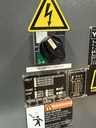 Used 2010 YCM XV1020A CNC Vertical Machining Center