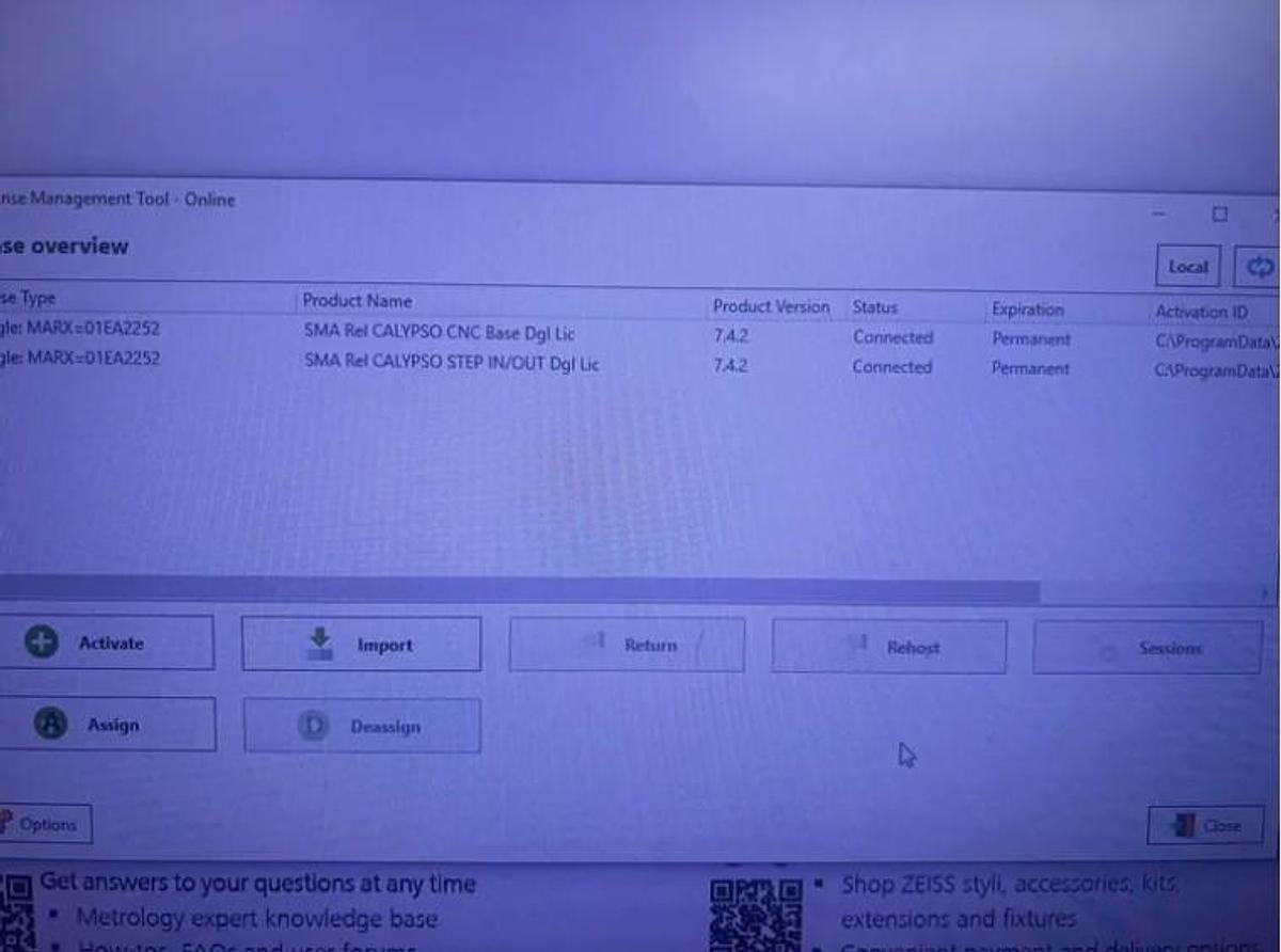 Used 2012 ZEISS  CONTURA G2 Aktiv 7/10/6 Coordinate Measuring Machine
