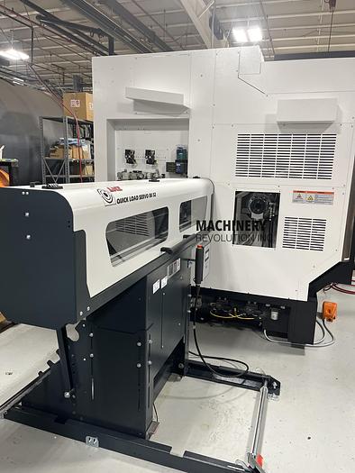 Used 2022 Mazak HQR-100MSY Twin Turret / Twin Spindle / Live Tooling / Bar Feeder CNC Lathe ***156 Hours***