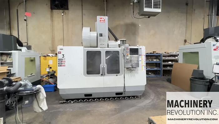 Used 2008 HAAS VF-3YT/50 CNC Vertical Machining Center TSC / WIPS