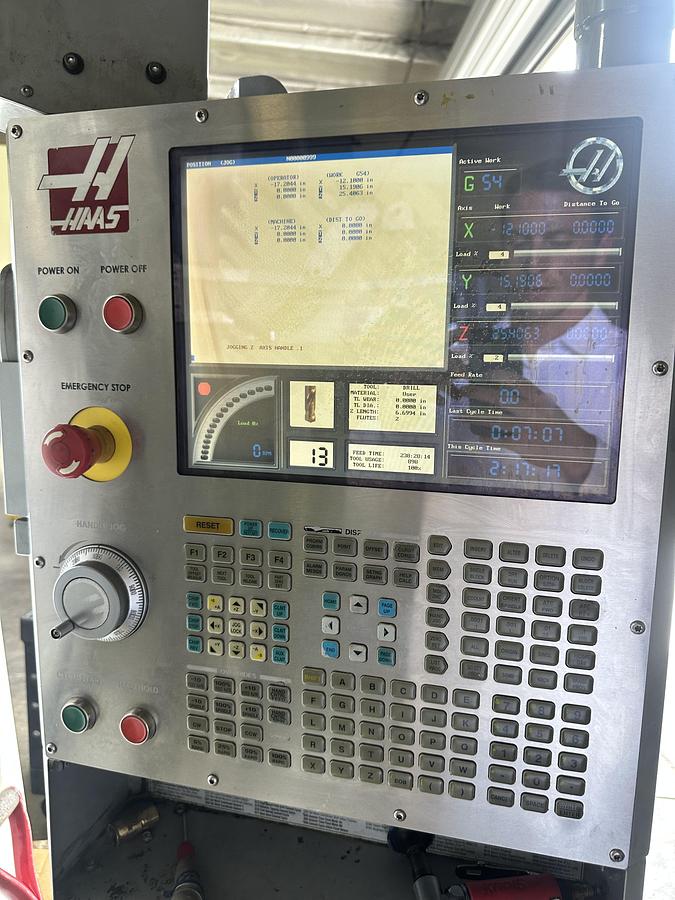 Used 2007 HAAS VF-3YT/50 4-Axis CNC Vertical Machining Center